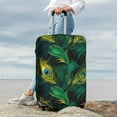 thumbnail image 7 of Gukieu Peacock Feathers2 Print Suitcase Protective Cover, Elastic Zipper Buckle Suitcase Protective Cover, Suitable for Travel, Business Trip-Small, 7 of 7