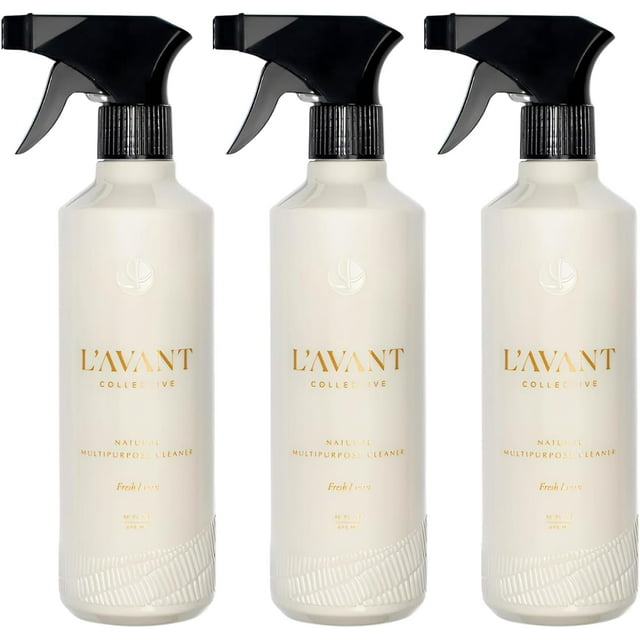 L'AVANT Collective Multipurpose Surface Cleaner Set of 3 | Provides a Powerful Clean to Remove Grease & Grime | High Performing Luxurious Ingredients