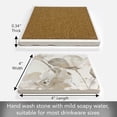 thumbnail image 7 of Thirstystone Abstract Floral I Single Stone Tumbled Tile Coaster Create Your Own Set, 7 of 7