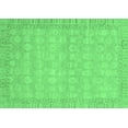 thumbnail image 1 of Ahgly Company Indoor Rectangle Abstract Emerald Green Modern Area Rugs, 5' x 7', 1 of 4
