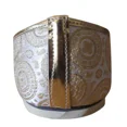 thumbnail image 6 of Men Wedding Shoes Groom Indian Handmade Jutties Flip-Flops Cream Mojaries US 10, 6 of 7
