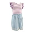 thumbnail image 3 of Vestido George Talla 4 Floreado con Rayas Lila con Azul, 3 of 4