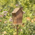 thumbnail image 3 of Zaer Ltd. Large Copper-Colored Multi-Birdhouse Stakes, Room for 2 Bird Families in Each, 3 of 6