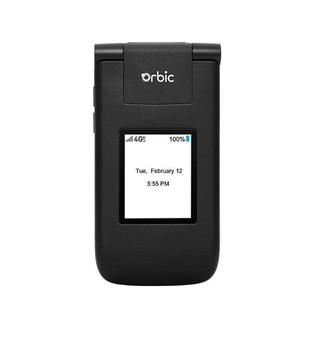 Verizon Orbic Journey V Verizon Prepaid 4g LTE Phone, Black - 1400 mAh  Battery