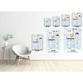 thumbnail image 3 of Calendar 2021 Canvas Wall Art for Kids Boys Girls Nursery Play Room Decor Ideas Funny Cats Baby Room Animal Illustration, 3 of 7
