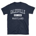 thumbnail image 1 of Galesville Maryland Classic Established Men's Cotton T-Shirt, 1 of 1