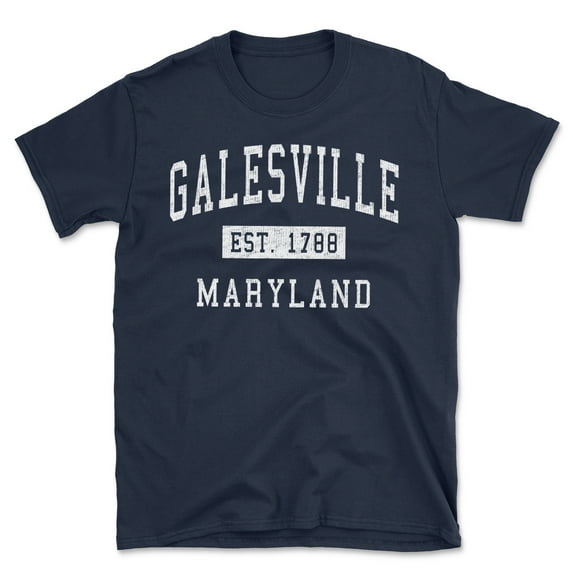 Galesville Maryland Classic Established Men's Cotton T-Shirt