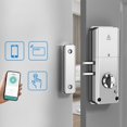 thumbnail image 4 of Door Lock for TTlock Smart Invisible Wood Door Lock with APP/Card Unlock, 4 of 5