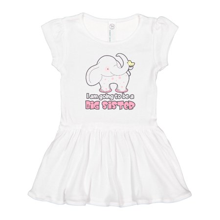 

Inktastic I Am Going to Be a Big Sister Gift Toddler Girl Dress