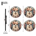 thumbnail image 2 of Battery Operated Analog Wall Clocks Non-Ticking Silent Modern Clock Decorative for Home,Office-Charming Portrait Of Alpaca Adorned With Floral Headpiece(14inch), 2 of 4
