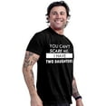 thumbnail image 4 of XIAONU Mens Letter Print Tee Crew Neck Short Sleeve Daily Casual Shirts, 4 of 4