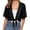A Black, variant on Women Tie Front Short Sleeve Cropped Bolero Shrug Thin Chiffon Fabric Lightweight Summer Daily Dress Sun Protection Layering Cover Up Topper A Beige L