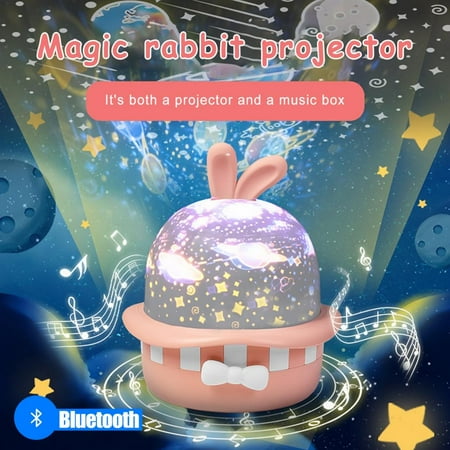 

Kayannuo Toys Details Projection Christmas Ligh Night Light Projector Rabbit-shaped