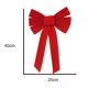 thumbnail image 2 of Adornos navideños, lazo navideño de franela roja, 2 of 5