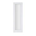 thumbnail image 3 of 24" x 80" Pantry Door Slab Frosted Glass Wood and Manufacture Wood White Standard Door Without Hardware Kit, 3 of 8