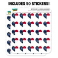 thumbnail image 3 of North Carolina State Flag Heart Shaped Planner Calendar Scrapbook Craft Stickers, 3 of 6