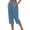 BY26_Blue, variant on Cotton Linen Capri Pants for Women Loose Fit Straight Leg Drawstring Elastic Waist Cropped Pant Casual Summer Side Slit Trousers With Pockets Wine S