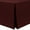 Burgundy, variant on Ultimate Textile Shantung - Majestic 8 ft. Fitted Tablecloth (30"W x 96"L x 30"H) Purple