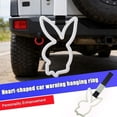thumbnail image 4 of Reflective Rabbit Car Tow Strap Static Reducing Strap For Rear Bumper Protection, 4 of 8