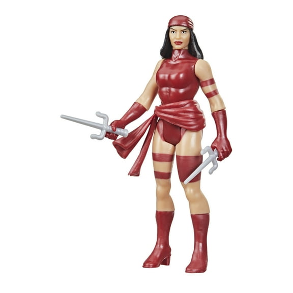 Marvel: Legends Series Retro 375 Collection Elektra Kids Toy Action Figure for Boys and Girls Ages 4 5 6 7 8 and Up (3.75”)