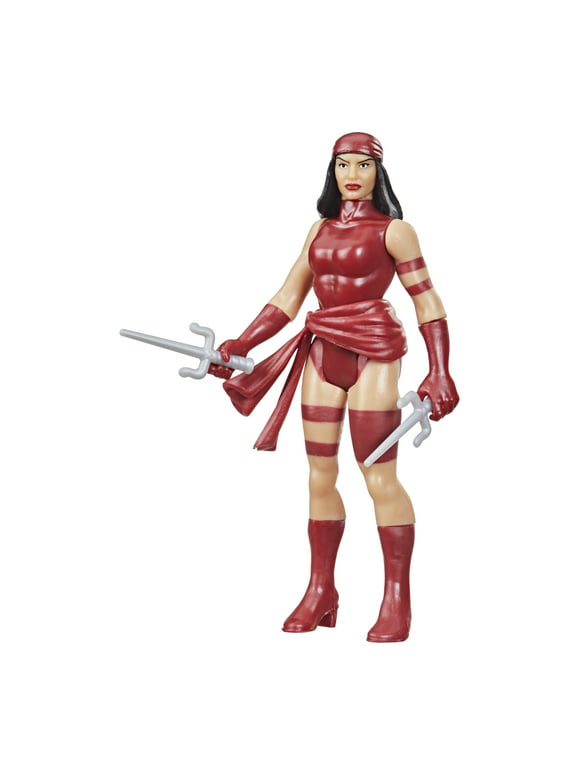 Marvel: Legends Series Retro 375 Collection Elektra Kids Toy Action Figure for Boys and Girls Ages 4 5 6 7 8 and Up (3.75)