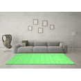 thumbnail image 3 of Ahgly Company Indoor Rectangle Solid Emerald Green Modern Area Rugs, 2' x 4', 3 of 4