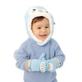 thumbnail image 2 of FlapJackKids - Gants Tricotés Sans Doigts wFlap Penguin 4-6 Ans+, 2 of 2