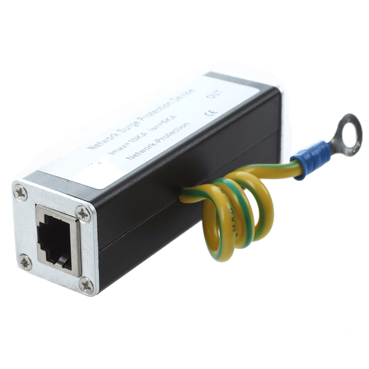 6X RJ45 Plug Ethernet Network Surge Protector Arrester 100MHz