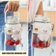 thumbnail image 5 of Botella Con Oso 3D Sin BPA 1000ML para Estudiantes Y (blanco), 5 of 6