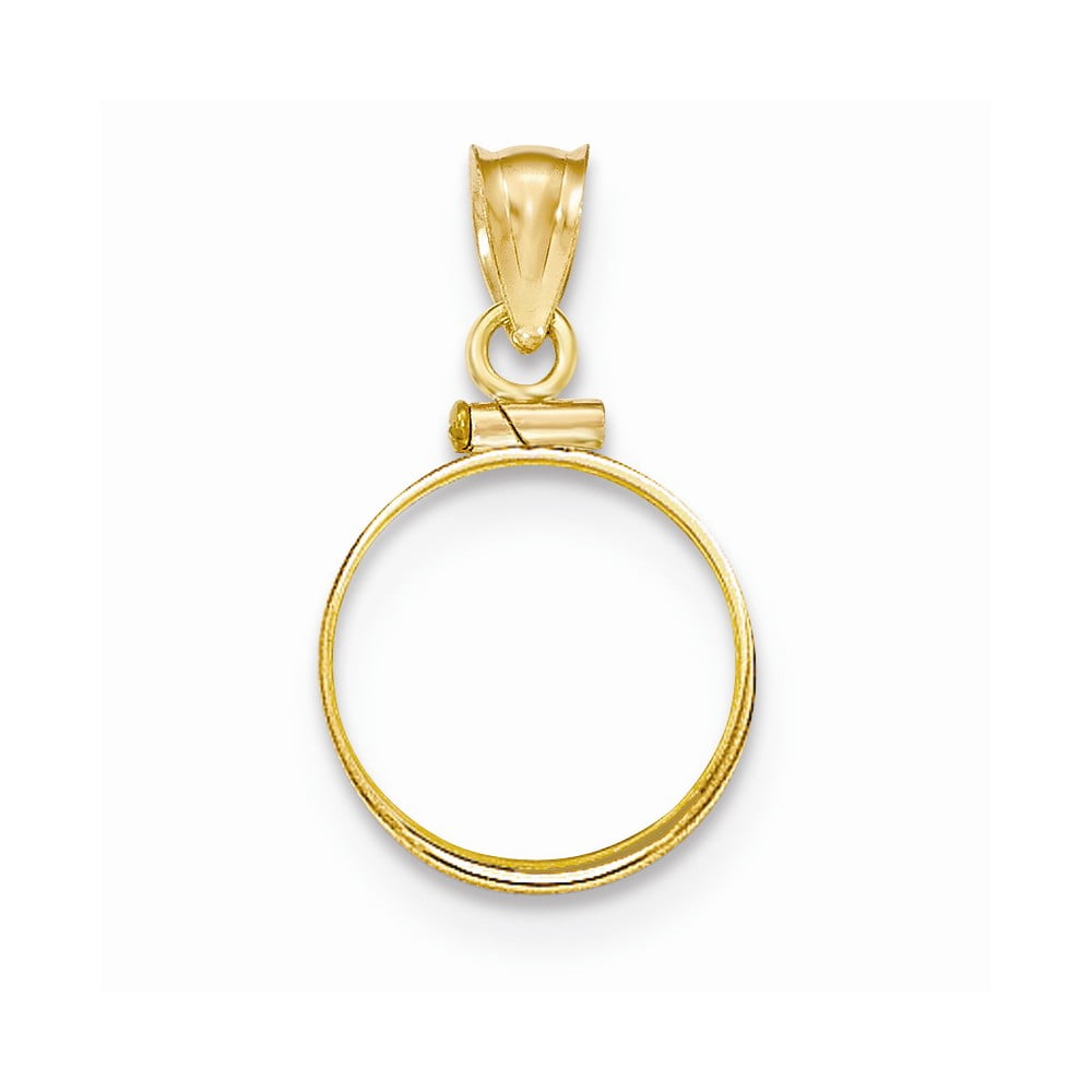 14K Yellow Gold Polished Small Toy Train Pendant from Roy Rose Jewelry