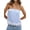 Blue, variant on Women'S Y2K Lace Tube Top Strapless Loose Bandeau Top Going Out Layering Shirt Streetwear Black L