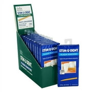 Natural Dentist Stim-U-Dent Plaque Removers Natural Mint Flavour - 100 Toothpicks, 2 Pack