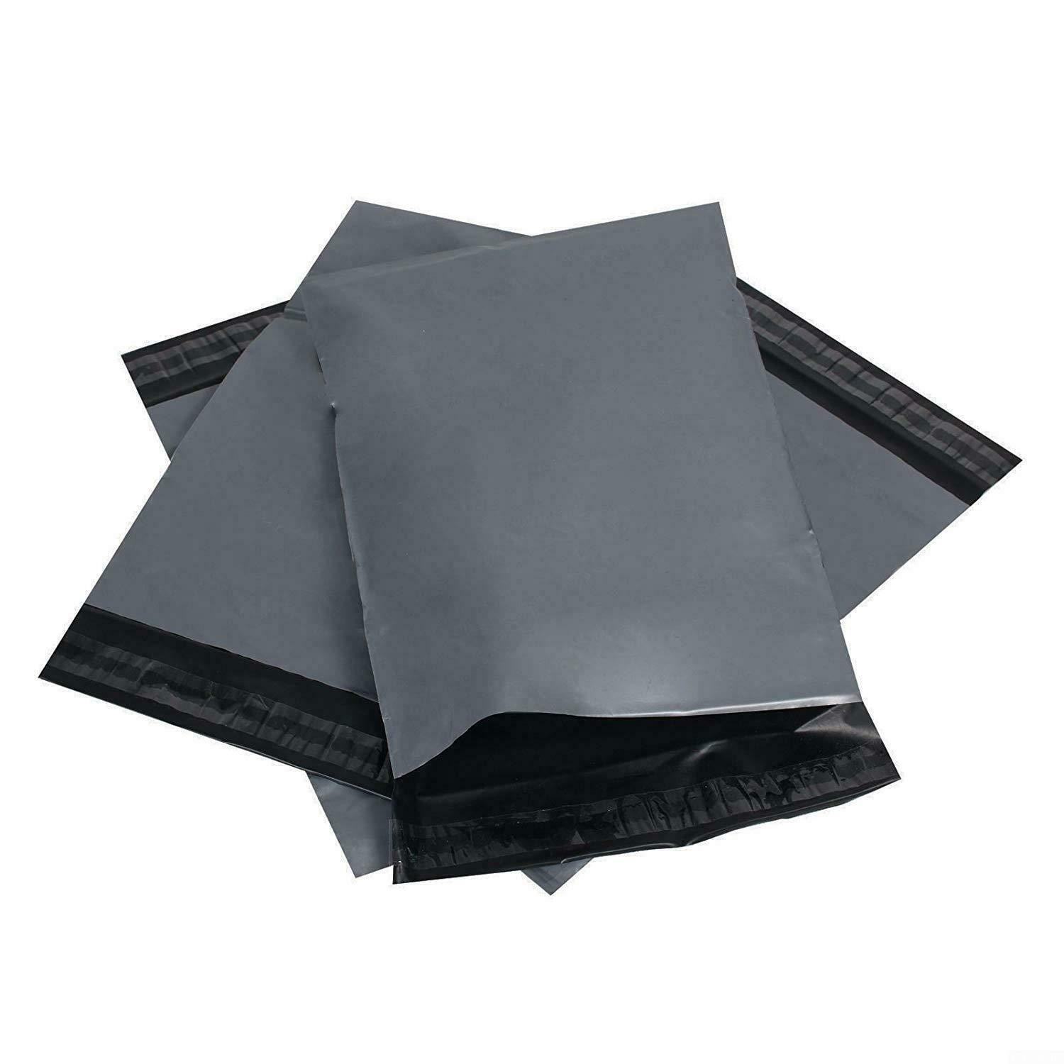 Strong Poly Mailing Postage Postal Bags Quality Self Seal Grey Plastic Mailers 