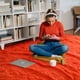 thumbnail image 4 of Alfombra de área Merelax suave y moderna tipo shaggy para dormitorio y sala, 4 of 7