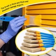 thumbnail image 3 of 6PCS Chalk & Wax Paint Brush, Wax Brushes for Painting and Refinishing Furniture, Fences and Wall, 3 of 6
