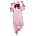 thumbnail image 1 of Pijama Kigurumi con puntadas para Halloween de Wishliker, color rosa, 1 of 6