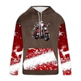 thumbnail image 3 of Sudadera con capucha para hombre, moda, movimiento, estampado navideño, suéter con capucha, sudadera con capucha, blusa para hombre, blusa de poliéster, 3 of 4