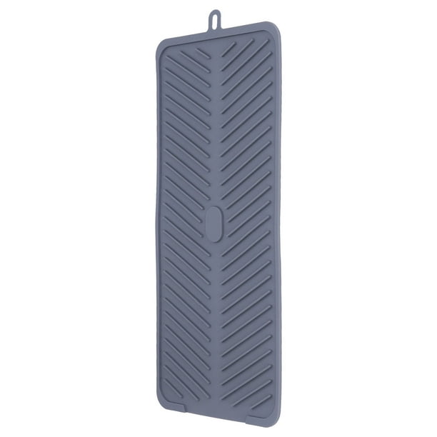 Alfombrilla para Secar Platos Alfombrilla para Secar Platos de Silicona Resistencia a Altas Temperaturas de Silicona Almohadilla para Escurridor de Platos Gris para Cocina ANGGREK Otros