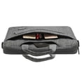 thumbnail image 6 of Mosiso Polyester Messenger Laptop Shoulder Bag for 11.6-13.3 Inch MacBook Air Pro Notebook Computer Protective Briefcase Carrying Case, Gray, 6 of 8