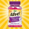 thumbnail image 5 of Nature's Way, Alive! Hair, Skin & Nails with Collagen & Biotin, Strawberry, 60 Gummies, 5 of 5