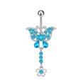 thumbnail image 1 of Cherry Pendant Belly Button Ring Drop Dangle Body Belly Piercing Fruit Belly Button Nails Belly Navel Rings Button Rings ZR, 1 of 7