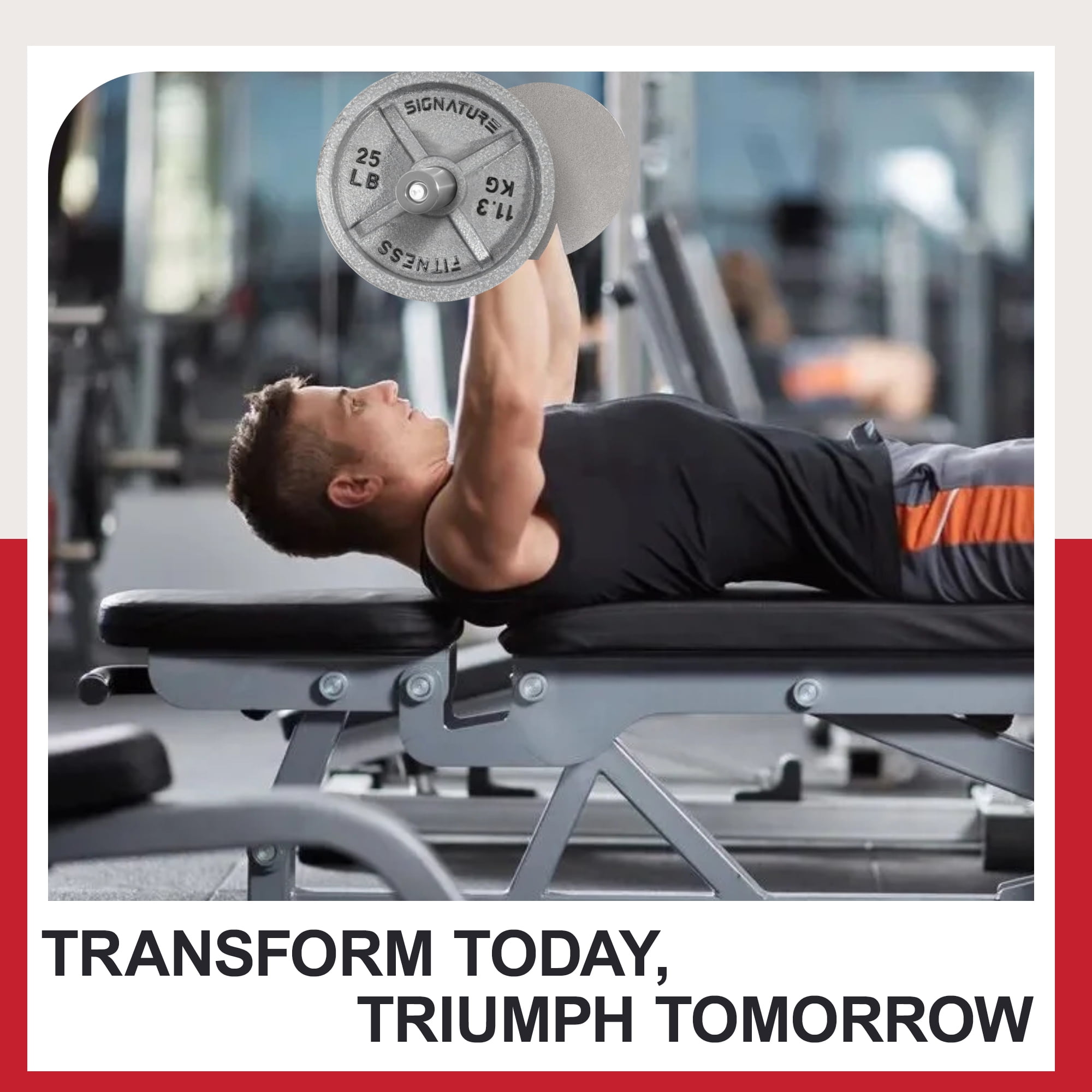 BalanceFrom 50LB Olympic Curl Barbell Set，Includes 4FT Curl Bar & 2-Inch Cast Iron Weight Plates, Dumbbell Clips，Strength Training Set, for Home Gym, Multiple Packages
