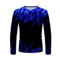 thumbnail image 5 of Patlollav Mens Tops Unisex Daily T Shirt 3D Print Long Sleeve Blouses, 5 of 6