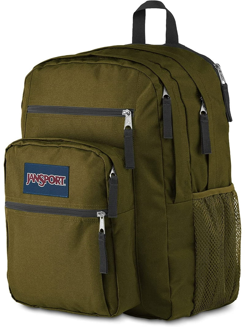 JanSport Big Student Adult's Backpack, Computer Sleeve, Multiple Pockets - Travel, School, Work Bookbag (Army Green) - Walmart.com JanSport Big Student Adult's Backpack, Computer Sleeve, Multiple Pockets - Travel, School, Work Bookbag (Army Green) - Walmart.com