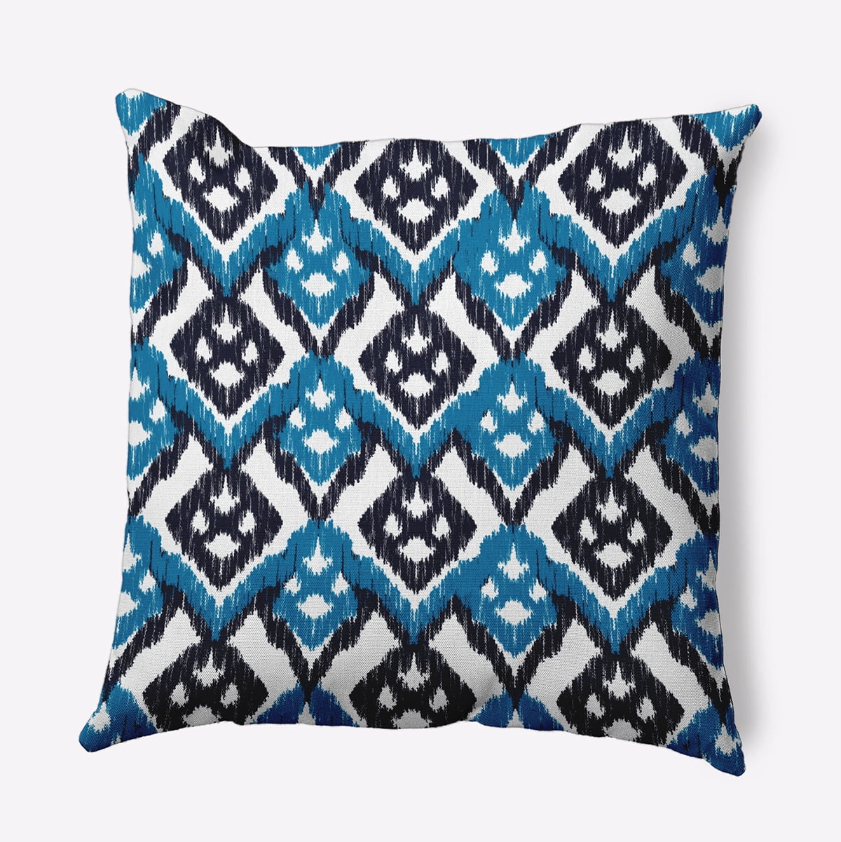 Simply Daisy 16" x 16" Hipster Polyester Indoor/Outdoor Pillow, Teal-Navy (1 count)