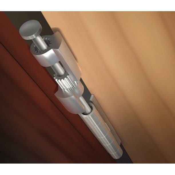 DoorSaver 3 Bumperless Hinge Pin Door Stop in Chrome Finish