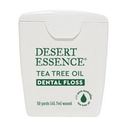 Desert Essence Tea Tree Oil Dental Floss, Waxed, 50 Yds (45.7 m)