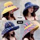 thumbnail image 4 of Sombrero de pescador para mujer, gorro de pescador de doble cara con ala grande para las cuatro estaciones, gorro de pescador de doble cara, para el sol, 4 of 5