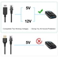 thumbnail image 3 of Jsvecip Cable detector de radar, cable de enchufe USB a RJ11, para detector de radar Escort Radenso XP Uniden Beltronics Cobra Whistler, cable de alimentación de repuesto para detectores de radar (RJ1, 3 of 5