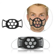 Angle View: ICQOVD 3D Mask Bracket-Silicone Face Coverings Bracket-3D Mask Bracket Inner Support Frame